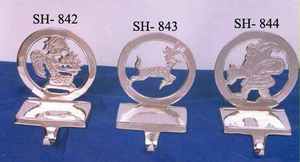 Soporte decorativo de metal para calcetines navideños con diseño de reno 3D al mejor precio - Product Image 2