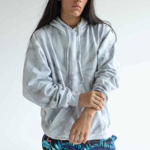 Sweat à capuche tie-dye pour homme, grande taille, 100% coton, imperméable, hiver, style streetwear hip-hop, décontracté, Y2K, gothique - Product Image 3