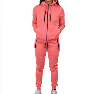 Conjunto de Chándal Deportivo Unisex de Forro Polar Térmico con Cremallera Completa, Diseño Liso, Novedad 2026, Ropa Deportiva Modesta - Product Image 2
