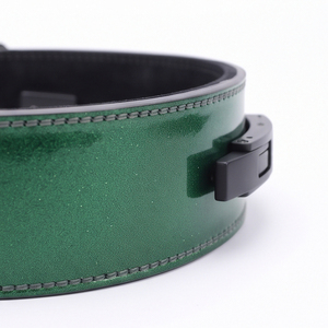 High Quality 13MM Leather Glitter Belt Unisex Heavy Strength <b>Trainer</b> <b>Waist</b> Support Glitter Belt Gym <b>Trainer</b> Glitter Lever Belts - Product Image 2