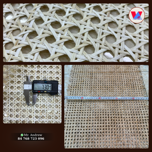 Rouleau de treillis hexagonal en rotin de haute qualité, pliable, matériau durable pour la décoration intérieure, panneaux de plafond et chaises artisanales - Product Image 5