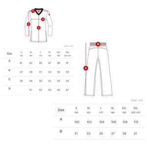 Uniforme de Competición de Taekwondo Dobok para Artes Marciales, Traje de Entrenamiento Ligero y Elástico de Poliéster y Algodón para Adultos, Proveedor Mayorista OEM - Product Image 6