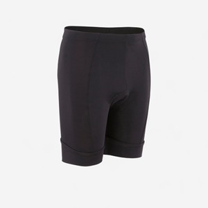 Shorts de cyclisme ajustés noirs pour hommes, anti-humidité, en Spandex et Polyester, longueur courte, avec bretelles, pour adultes - Product Image 3