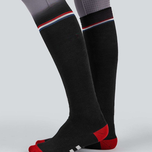 Calcetines de equitación hasta la rodilla para hombre y mujer, transpirables, cómodos, elásticos, duraderos, de alto rendimiento. - Product Image 1