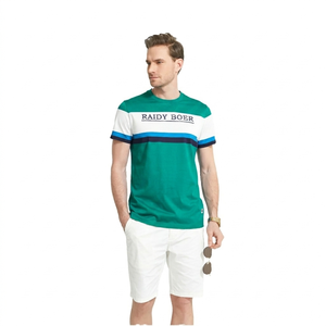 Camisetas de Verano para Hombre de Alta Calidad, Personalizadas, 100% Algodón Jersey, Diseño Sólido Informal, Tela Suave, Transpirable y Elegante - Product Image 5