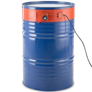 Riscaldatore a tamburo metallico da 55 galloni 1200 Watt 5 pollici di larghezza 86-302 °F Chimeneas regolabili - Product Image 1