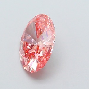 Diamant rose fantaisie vif ovale de 2,00 carats, cultivé en laboratoire, CVD, clarté VS1, excellente taille, diamant rose éthique non monté pour bijoux - Product Image 2