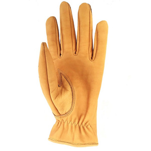 Gants de conduite en cuir véritable pour homme, design perforé respirant, gants de conduite confortables et luxueux pour toutes les saisons - Product Image 3