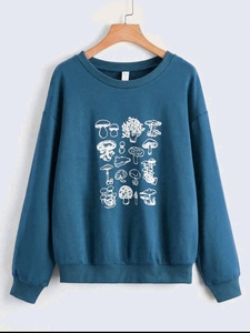 Trendsbycp คอลเลกชันใหม่ของเครื่องแต่งกายสตรีทแวร์ลำลองแขนยาวเสื้อกันหนาวโพลีเอสเตอร์แบบสวมหัวโลโก้ด้านหน้าสำหรับฤดูหนาว - Product Image 3