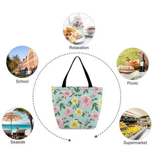 Sac fourre-tout personnalisé de qualité supérieure avec logo, en coton PC multi-usages, à poignée, prix raisonnable, réutilisable pour les courses, sac en toile vierge - Product Image 5