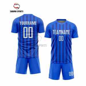 Conjuntos de Camisetas de Fútbol Personalizadas de Alta Calidad, Nuevo Diseño, Fabricación de Uniformes de Fútbol por Sublimación - Product Image 1