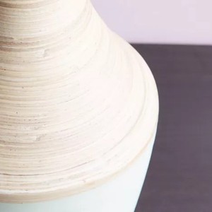 Vase à fleurs en bambou tissé artisanal bicolore, best-seller, vase décoratif minimaliste pour table, adapté à la décoration de la maison et des hôtels - Product Image 6