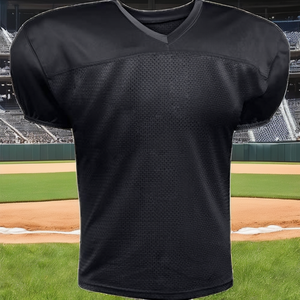 เสื้อเบสบอลคอวีแบบยูนิเซ็กซ์สั่งทำได้ ระบายอากาศได้ดี ไซส์ใหญ่พิเศษ XL แห้งเร็ว ขายดี ขายส่ง ชุดกีฬา ชุดฝึกซ้อม - Product Image 5
