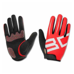 Gants de cyclisme et de moto en cuir synthétique imperméable avec design sportif imprimé, gants de motocross personnalisés durables - Product Image 2