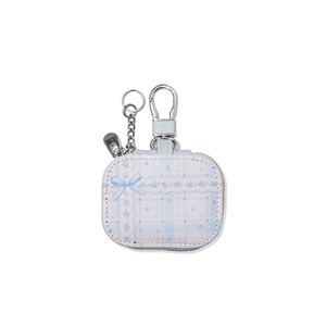 Porte-monnaie en cuir PU mini portable avec fermeture éclair et mousqueton, pour AirPods et clés, qualité exceptionnelle à prix abordable - Product Image 1
