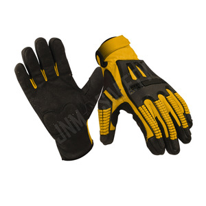 Guantes de Trabajo de Seguridad Industrial Reforzados de Cuero Sintético Amara de Alta Calidad, Resistentes a Cortes - Product Image 4