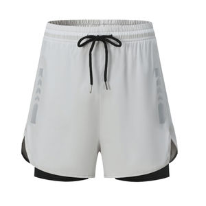 Nouveau design, short de bain Awrah pour homme, été, plage, 100% coton, uni, écologique, imperméable, séchage rapide, faible MOQ - Product Image 3