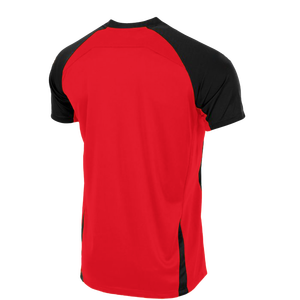 เสื้อยืดผู้ชายไซส์ XS สีแดงดำ แขนสั้น แห้งเร็ว เป็นมิตรกับสิ่งแวดล้อม สไตล์ลำลอง ทรงปกติ คอกลม ผ้าซาติน สีพื้น - Product Image 2