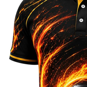 Camiseta Deportiva de Snooker, Tejido de Secado Rápido, Área para Logotipo Personalizado Opcional, para Uniformes Deportivos al por Mayor - Product Image 4