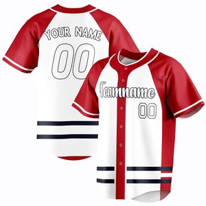 Vêtements de sport imprimés respirants pour hommes et femmes, maillots et chemises de baseball personnalisés à manches courtes - Product Image 6