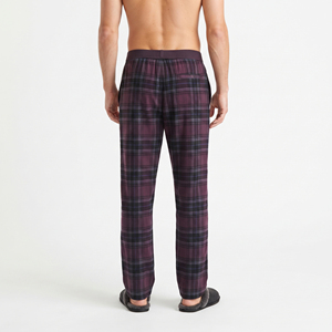 Pantalon de pyjama en flanelle à carreaux pour homme, taille élastique, 100% coton, pantalon de pyjama à carreaux pour homme, vêtements de nuit en flanelle avec poche - Product Image 5