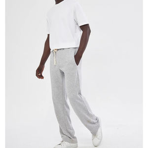 Pantalones Jogger de Forro Polar Elásticos de Cintura Media, Novedad de Otoño, Estilo Casual, Transpirables, con Lavado de Color, Frente Plano, Diseño Unisex Versátil - Product Image 5