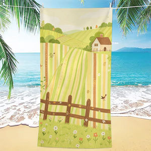 Toalla de Playa y Piscina Extra Grande, Personalizada, de Lujo, Altamente Absorbente, Suave, Estampada a Mano, Fabricada en Pakistán, Venta al Por Mayor - Product Image 3