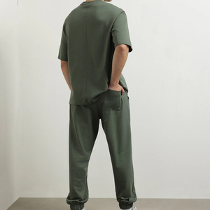 Custom Brand 2 Piece <b>T</b>-Shirts and Shorts Set Sport <b>Track</b> Suits Blank Sweatsuit Men Gym Sportswear High Quality Tracksuit Unisex - Product Image 3