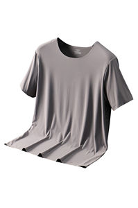 Camiseta de Punto Casual para Hombre, Corte Regular, Color y Logotipo Personalizables, Transpirable, Estilo Hip Hop, Ropa de Invierno de Alta Calidad, 100% - Product Image 3