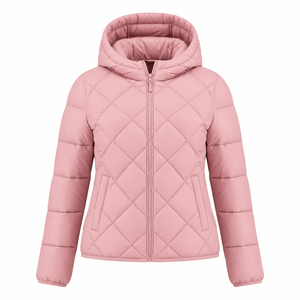 Vêtements d'extérieur pour femmes, veste matelassée personnalisée pour femmes, service OEM, bonne qualité, coupe classique, veste matelassée zippée - Product Image 3