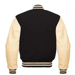 OEM Custom <b>Winter</b> College Varsity Bomber <b>Jacket</b> Stand Front Breathable Windproof Regular Length Casual - Product Image 2
