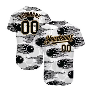 Camisetas Deportivas de Béisbol Versión Ciudad de Alta Calidad, Camisetas de Béisbol Juveniles de Hip Hop con Logotipo, Nombre y Número Estampados en Malla de Poliéster - Product Image 5