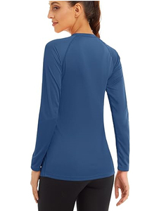 Camisetas de Manga Larga para Mujer, Camisetas de Protección Solar para Senderismo, Pesca, Ejercicio, Protección Contra Rozaduras - Product Image 3