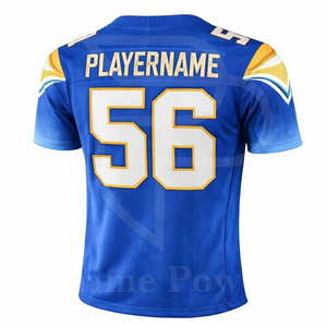 Wholesale Printed American Football Uniform Custom Jersey Pants Set 100% Polyester Breathable Summer Performance Sportswear OEM - Product Image 3