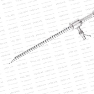 Cánula Manual de Extremo Plano Daniel con Válvula de Retención Única, 5mm, Acero Inoxidable Alemán, Certificación CE Clase I, para Lifting Facial Endoscópico - Product Image 6