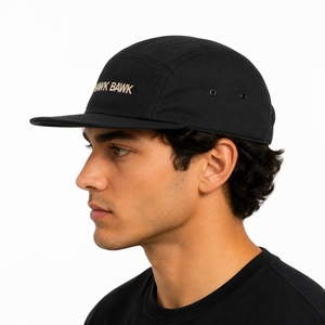 Gorra de Malla Unisex para Campamento, Premium, Transpirable, Ligera, de Algodón Negro, Ajustable, Duradera, Elegante y Cómoda para Uso Diario - Product Image 3