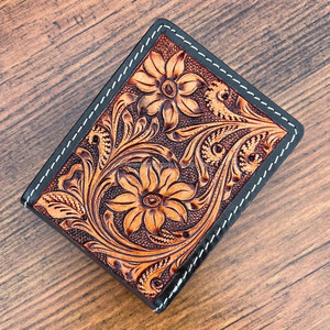 กระเป๋าสตางค์หนังแท้สำหรับธุรกิจแบบบางสำหรับผู้ชายที่ใส่บัตรกระเป๋าเดินทางของขวัญแฟชั่นกระเป๋าใส่เหรียญ-สไตล์เฉพาะบุคคล - Product Image 4