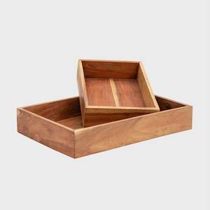 Classic <b>Bamboo</b> Trays-Household Restaurant Hotel Rectangular Tea Snacks Fruit Trays Dessert Serving for Restaurant Hotels Use - Product Image 1
