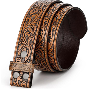 Cinturón de Cuero Genuino Reversible Marrón Cognac de 3.5cm de Ancho con Hebilla de Pasador, Ajuste Personalizado, Casual, Formal, de Acero, Impermeable y Ecológico - Product Image 5