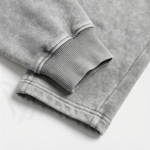 Sudaderas con Capucha Personalizadas para Hombre, Pantalones Deportivos Vintage Lavados al Ácido de Alta Calidad, Trajes Transpirables con Color Personalizado - Product Image 6