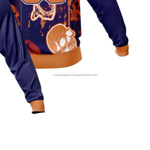 เสื้อฮู้ดดี้แบบมีซิป ผลิตตามสั่ง ปักโลโก้ได้ เป็นมิตรต่อสิ่งแวดล้อม รับผลิตจำนวนน้อย รับผลิตแบบ OEM สกรีนลาย โพลีเอสเตอร์ ผ้าฟลีซ แบบเรียบ - Product Image 6