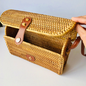 กระเป๋าหนังหวายขายดี กระเป๋าหวายและหนังดีไซน์เนอร์ขายส่งจากโรงงานโดยตรง ราคาแข่งขัน รับผลิตแบบ ODM - Product Image 3