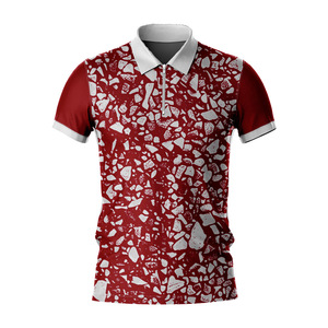 เสื้อโปโลผู้ชายแบบเบา ผลิตจากโพลีเอสเตอร์ พร้อมกระเป๋าเสื้อ  ชุดกีฬาถักนิตติ้งสำหรับออกกำลังกาย เล่นกอล์ฟ และเล่นกีฬา - Product Image 1