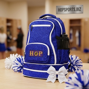 Glitter Cheerleading <b>Backpack</b> Custom Logo and name Glitter Cheerleading <b>Backpack</b> Sports Bags Cheerleader Dance Team <b>Backpack</b> - Product Image 1