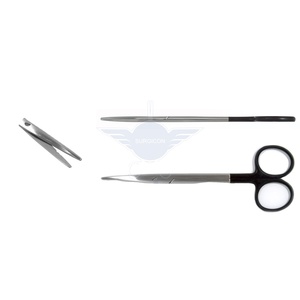 Supercut Mini-Baby Metzenbaum Tijeras TC Instrumento quirúrgico curvo recto Manual Estándar DE SEGURIDAD Hecho Acero Cirugía plástica - Product Image 1