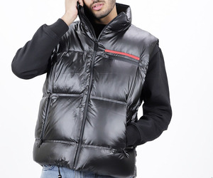 Unisex Vintage Waterproof Eco-Friendly Heated Puffer Jacket Casual Winter Breathable Quick Dry Outerwear Cotton Filled Windproof - Product Image 3