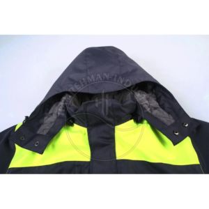Veste à capuche de sécurité pour homme, classe 2 ANSI, LED clignotante, bande réfléchissante imperméable, haute visibilité, personnalisable, HAMREHMAN INDUSTRY - Product Image 3