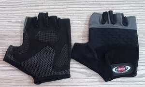 Gants de sport Geo Brothers, demi-doigts, respirants, anti-transpiration, adhérence légère, vinyle de haute qualité, personnalisables, fitness - Product Image 2