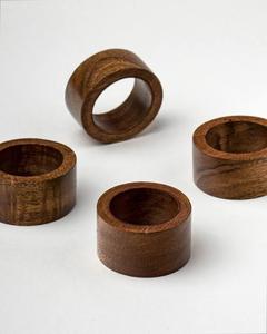 Handcrafted indian artisans new wooden napkin ring here <b>top</b> seller <b>table</b> <b>decoration</b> here - Product Image 3