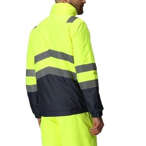 Veste de sécurité réfléchissante haute visibilité pour hommes, vêtements de travail industriels, imperméable, OEM, usine pour hommes - Product Image 4